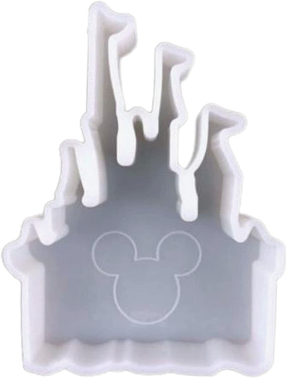 Castle Silicone Mold | Size 4.5" Wide x 6" Long x 1" Deep | Small Castle Design for Freshie, Soap, Resin, Candles