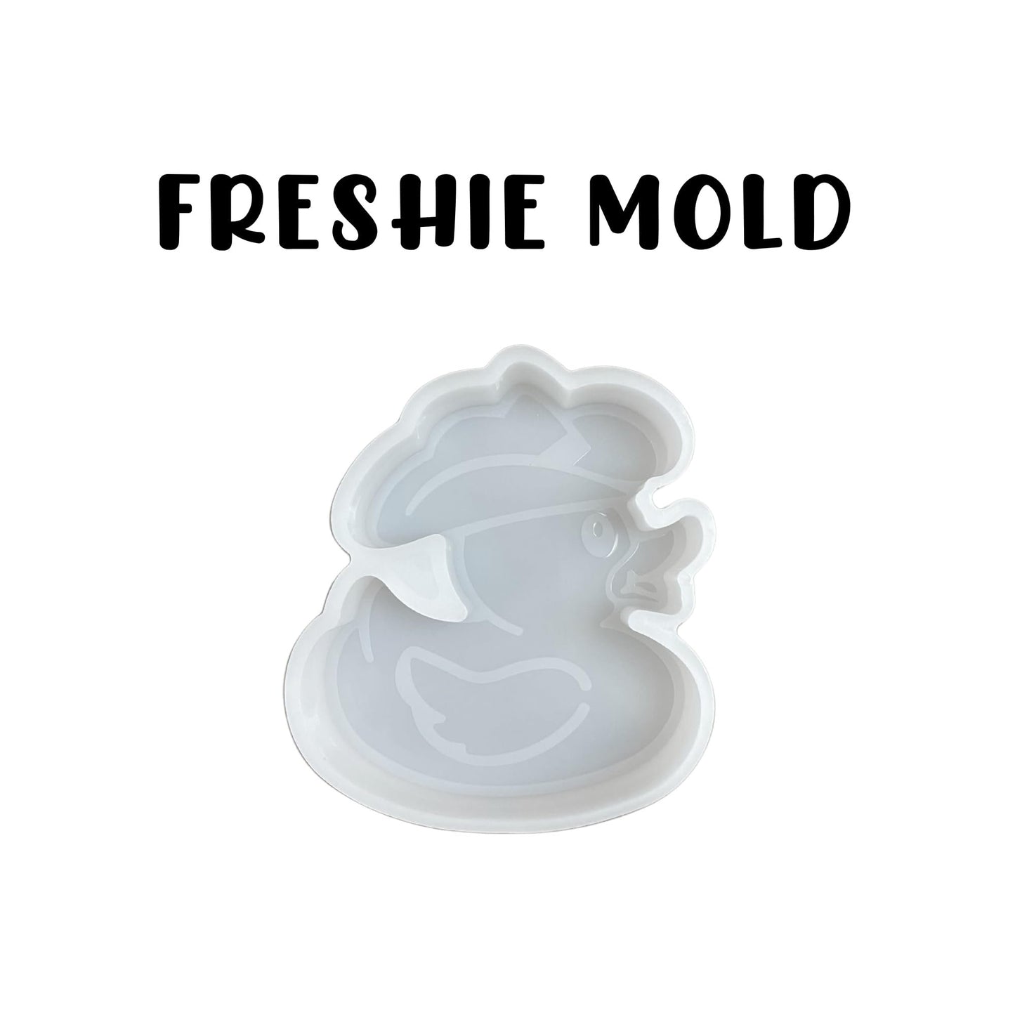 Duck with Cowboy Hat Freshie Silicone Mold 3.9x3.5” for Scented Aroma Beads Oven Safe Bake 400 F SUV Teens You’ve Been Ducked Country