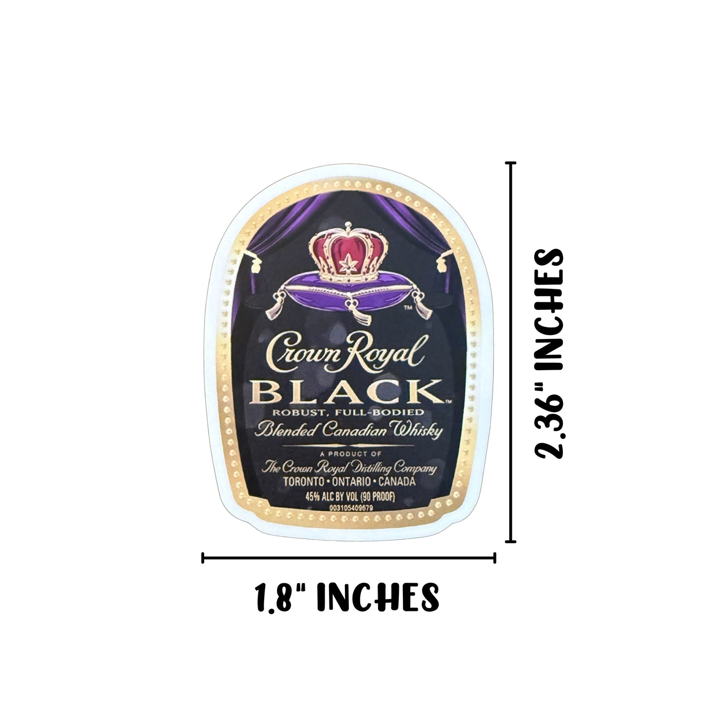 Crown Bottle Freshie Cardstock Cutouts 12 pk Mixed | 1.8" x 2.3
