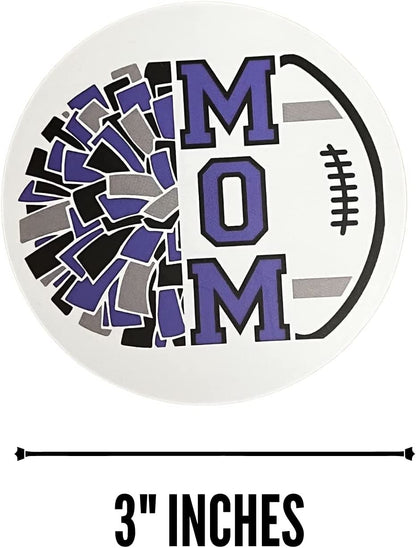 Freshie Sports Cardstock Cutouts Rounds 3” inch for Freshies Random Mix | 12 pk | For Scented Aroma Beads Bake with Mold for Car Freshie Designs, Softball, Baseball, Football, Pom and Cheer, Fishing