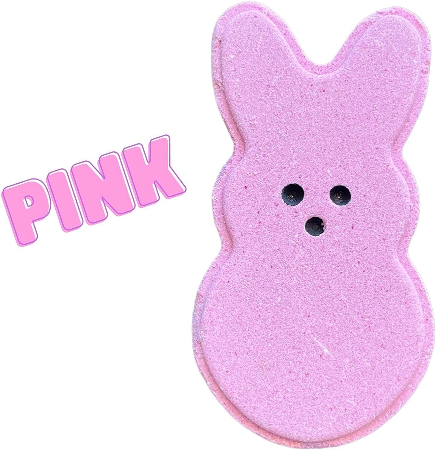 Easter Bunny Marshmallow Shaped Bath Bombs | 8pk | 3.7x2” inches | Multi Color | Pink, Blue, Yellow, Purple | Easter Bath Bomb | Easter Bunny, Easter Basket, Easter Egg | Easter Basket Goodies