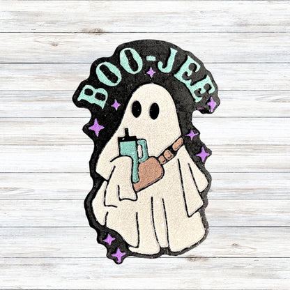 Boujee Boo Ghost with Everywhere Crossbody Bag and Tumbler Freshie Silicone Car Freshie Mold 2.5x4” Fall Halloween Spooky Freshener Trendy