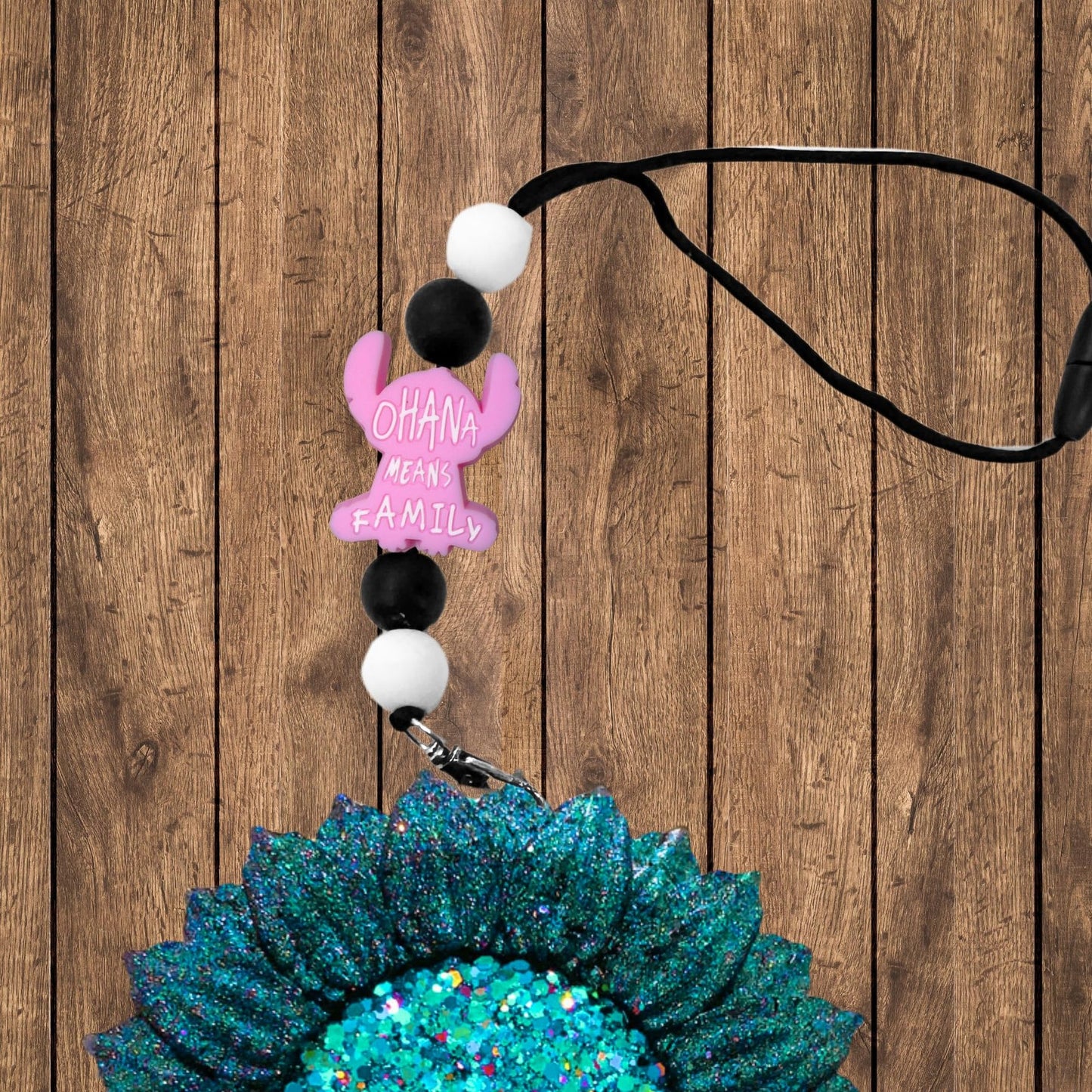 Ohana Means Family Movie Character Blue Monster Silicone Focal Bead 12pk 3.1x2.6 cm Pink 6 Each for Beadable Pen Keychain Freshie Hanger