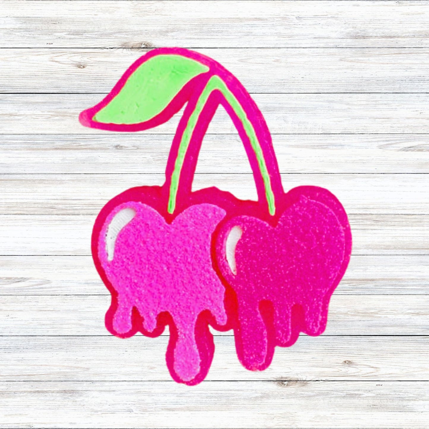 Drip Cherries Cherry Silicone Freshie Mold 4x3.25” 90’s Retro Trendy Candy Fruit Sexy Mom Rounds Wholesale Supplies