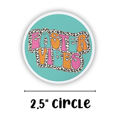 Easter Round Cardstock Freshie Cut Out Circles 2.5” | 24 pk Mixed | Bunny Peeple He is Risen Holiday Designs for Silicone Molds Circle for Resurrection Day Car Freshie