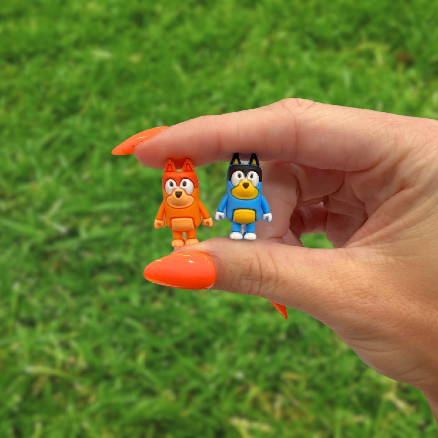 Blue Dog Character Bingo Show Heeler TV 3D Silicone Focal Bead 12pk Bulk Assorted 6 Each Boy Mama for Beadable Keychain Pen Freshie