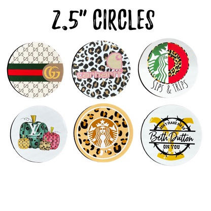 Boujee Brands Cardstock Circle Cutouts Round | 12 pk mixed