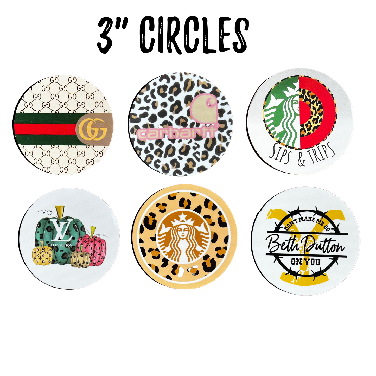 Boujee Brands Cardstock Circle Cutouts Round | 12 pk mixed